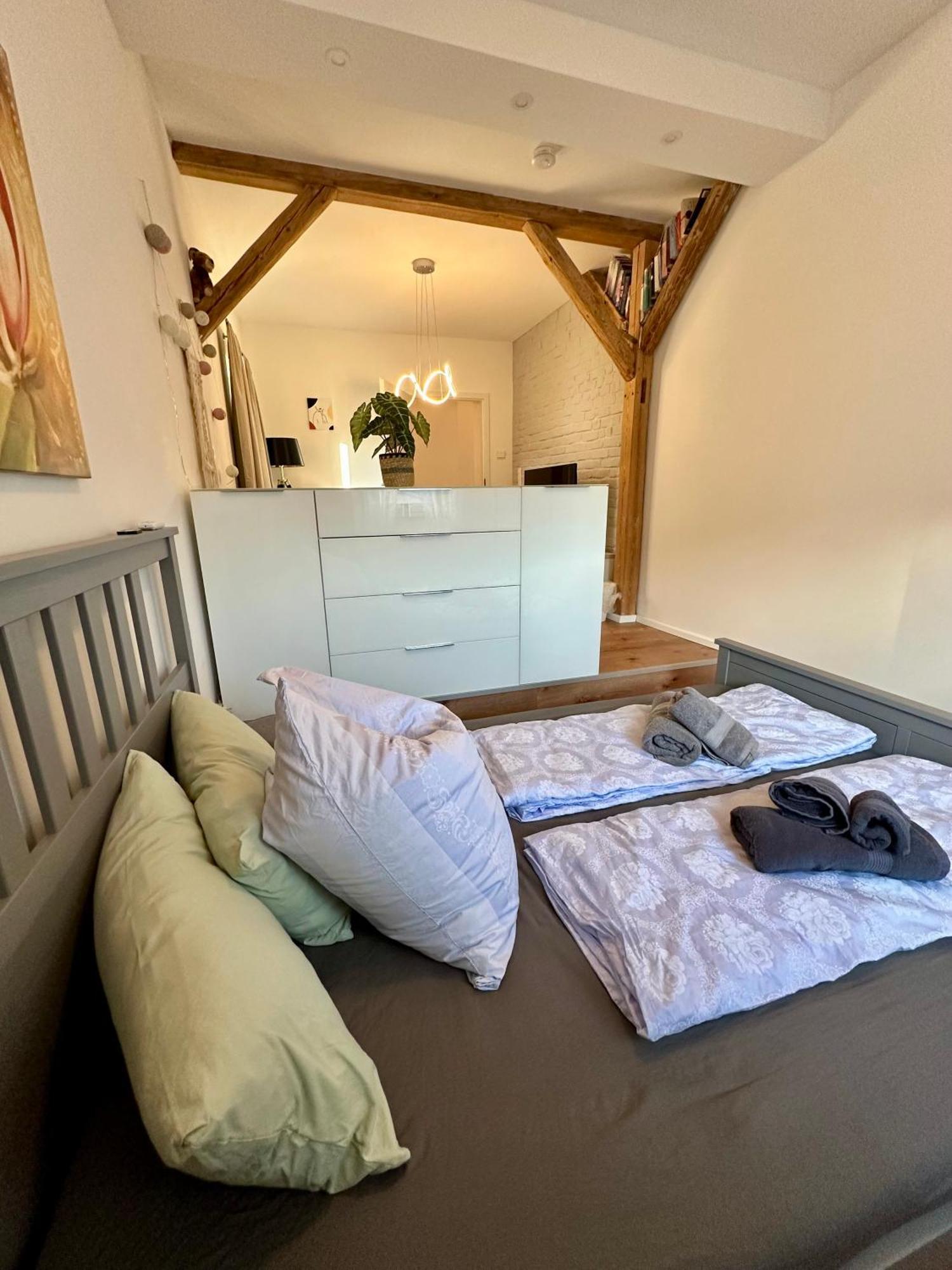 Charmantes Luxus Maisonette- Apartement 巴特赫尔斯费尔德 外观 照片