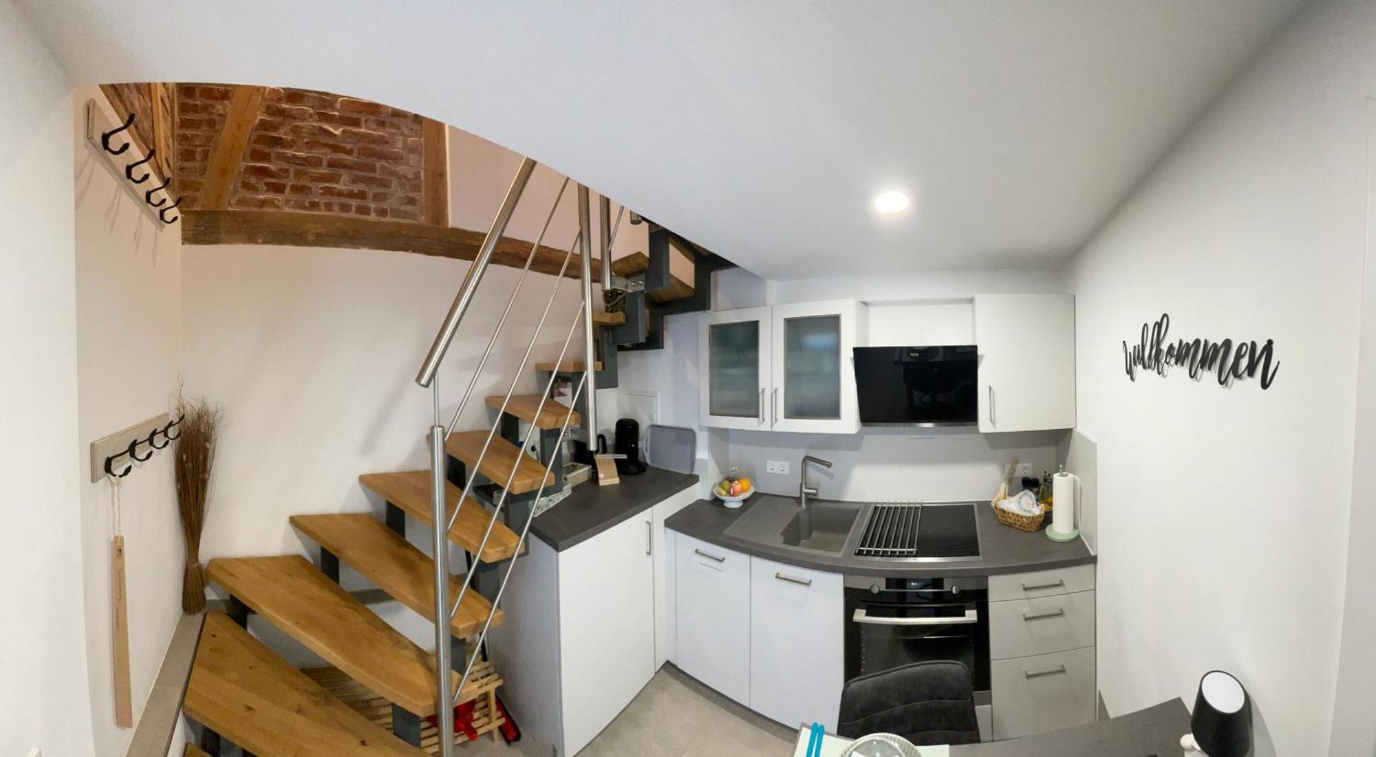 Charmantes Luxus Maisonette- Apartement 巴特赫尔斯费尔德 外观 照片